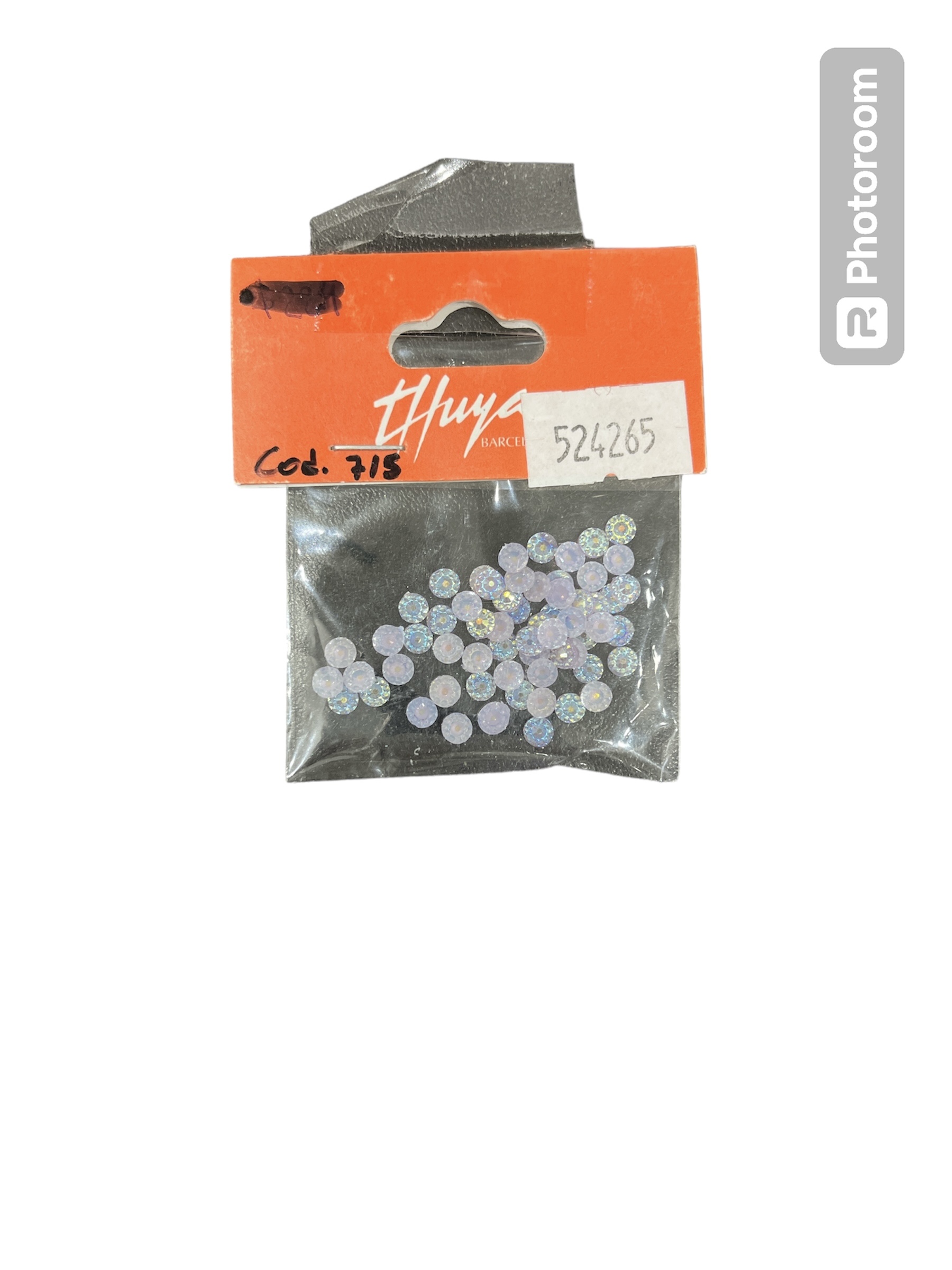 Strass Cristal deco uñas varios colores x 1 sobrecito Thuya